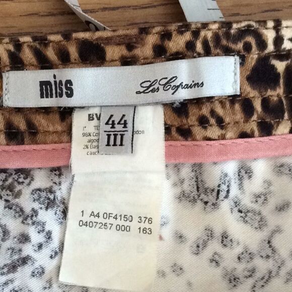 Miss Les Copains leopard skirt from France NWOT size 44 FR - Picture 11 of 12